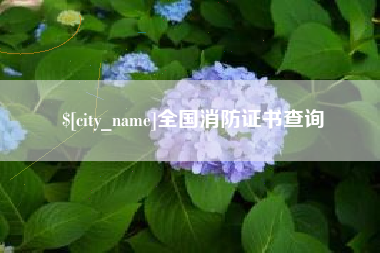 通化全国消防证书查询