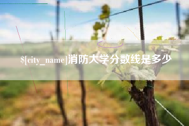 通化消防大学分数线是多少