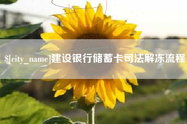 通化建设银行储蓄卡司法解冻流程