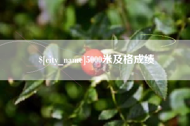 通化5000米及格成绩