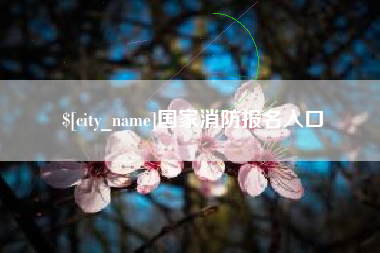 通化国家消防报名入口