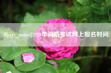 通化2020年消防考试网上报名时间