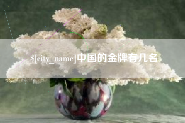 通化中国的金牌有几名