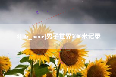 通化男子世界5000米记录