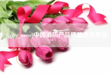 通化中国消防产品质量信息查询