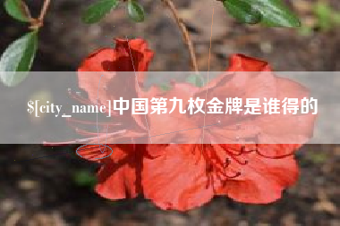 通化中国第九枚金牌是谁得的