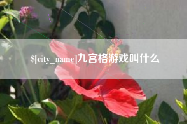 通化九宫格游戏叫什么