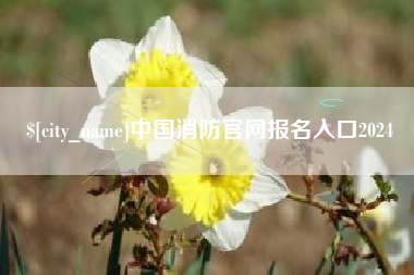 通化中国消防官网报名入口2024
