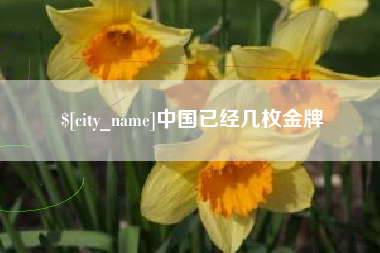 通化中国已经几枚金牌