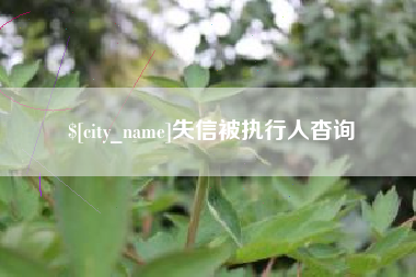 通化失信被执行人杳询