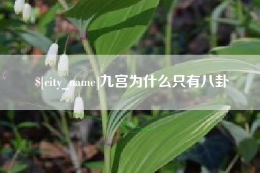 通化九宫为什么只有八卦