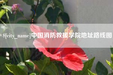 通化中国消防救援学院地址路线图