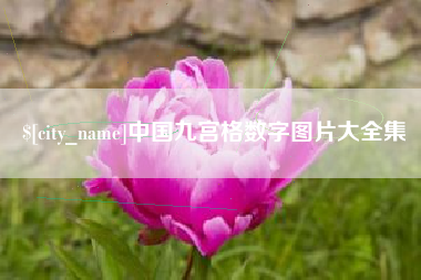 通化中国九宫格数字图片大全集
