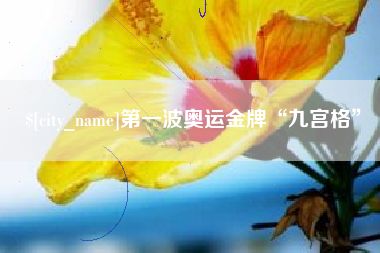 通化第一波奥运金牌“九宫格”