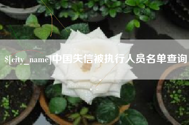 通化中国失信被执行人员名单查询