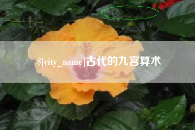 通化古代的九宫算术