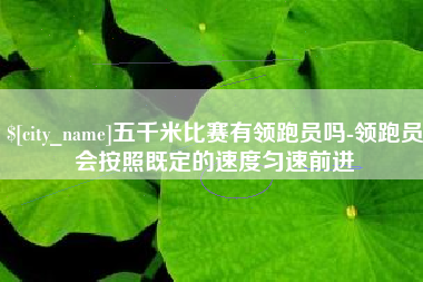 通化五千米比赛有领跑员吗-领跑员会按照既定的速度匀速前进
