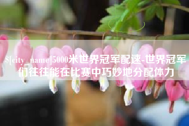 通化5000米世界冠军配速-世界冠军们往往能在比赛中巧妙地分配体力