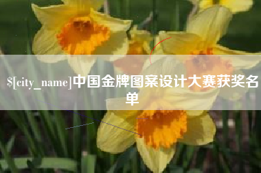 通化中国金牌图案设计大赛获奖名单