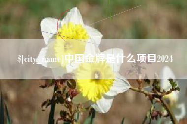 通化中国金牌是什么项目2024