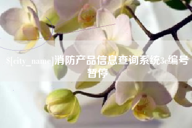 通化消防产品信息查询系统3c编号暂停