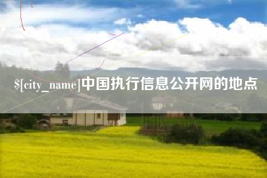 通化中国执行信息公开网的地点