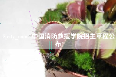 通化中国消防救援学院招生章程公布!