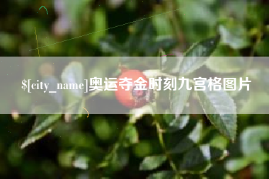 通化奥运夺金时刻九宫格图片